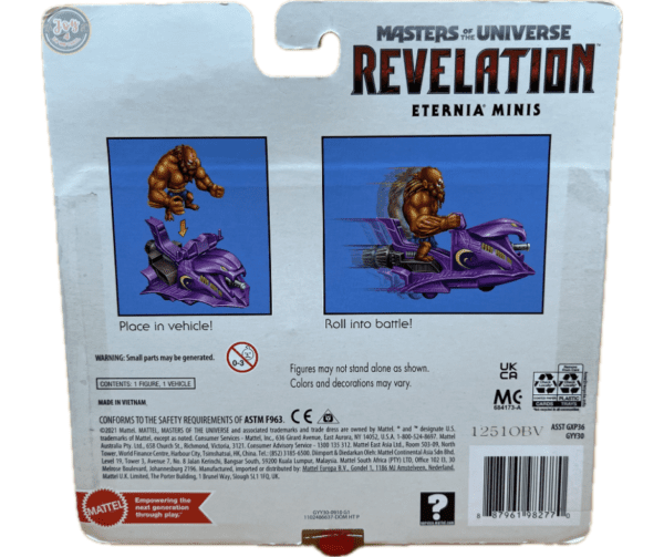 ETERIA MIIS - BEAST MAN AND WAR SLED - MATTEL